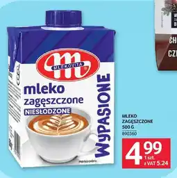 Selgros Mleko zagęszczone niesłodzone Mlekovita Wypasione oferta