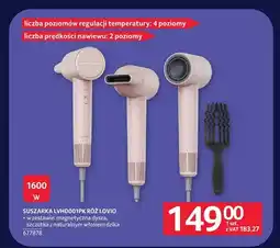 Selgros Suszarka do włosów Lovio LVHD001PK różowa oferta