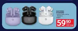 Selgros Słuchawki Manta MTWS008W czarne oferta