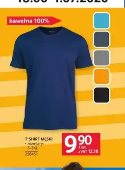 Selgros T-shirt męski bawełna 100% oferta