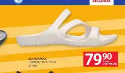 Selgros Klapki Crocs oferta
