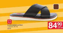 Selgros Klapki męskie US Polo oferta