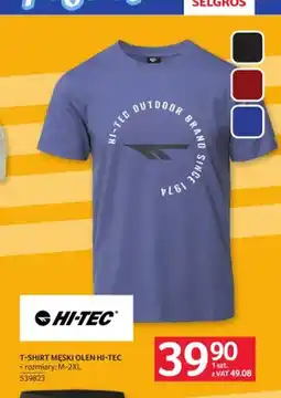 Selgros T-shirt męski Olen Hi-Tec oferta
