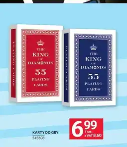 Selgros Karty do gry The King of Diamonds oferta