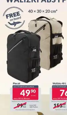 Selgros Plecak samolotowy Semi Line 40x30x20 cm oferta