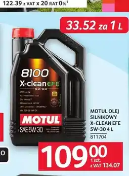Selgros Olej silnikowy Motul 8100 X-clean EFE 5W-30 oferta