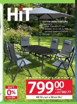 Selgros Zestaw mebli Cortona oferta