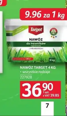 Selgros Nawóz do trawnika Target oferta