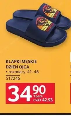 Selgros Klapki męskie Dzień Ojca oferta