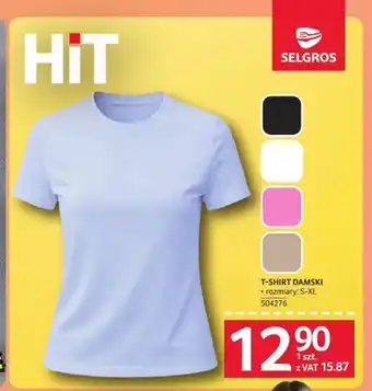 Selgros T-shirt damski oferta