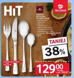 Selgros Komplet sztućców 24 części Gerlach Valor oferta