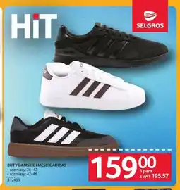 Selgros Buty damskie Adidas oferta
