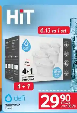 Selgros Zestaw filtrów Dafi Unimax Standard 5-pak oferta