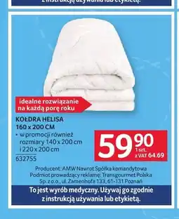 Selgros Kołdra Helisa AMW 160x200 cm oferta