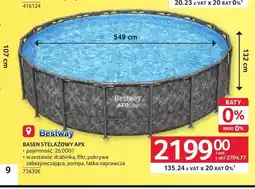 Selgros Basen stelażowy Bestway APX 549 cm oferta