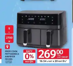 Selgros Frytownica Airfryer Profi Cook FR1295 oferta