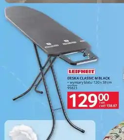 Selgros Deska do prasowania Classic M Black Leifheit oferta