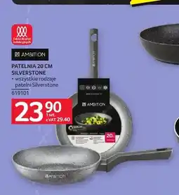 Selgros Patelnia Ambition Silverstone 20 cm oferta