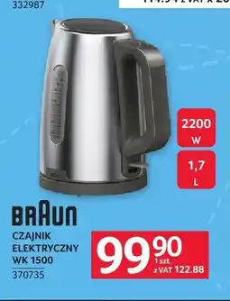 Selgros Czajnik elektryczny Braun WK 1500 oferta