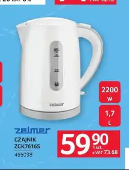Selgros Czajnik Zelmer ZCK7616S oferta