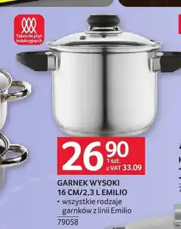 Selgros Garnek wysoki Emilio oferta