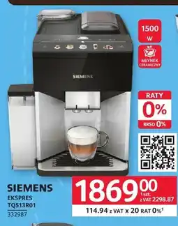 Selgros Ekspres Siemens TQ513R01 oferta