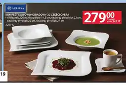 Selgros Komplet kawowo-obiadowy 30 części Lubiana Opera oferta