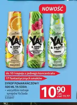 Selgros Syrop pomarańczowy Ya Soda Light Mango & Orange oferta