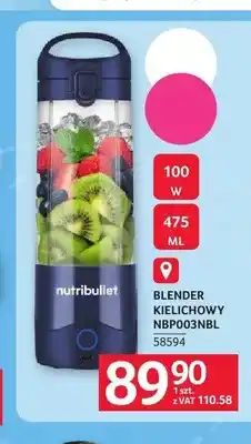 Selgros Blender kielichowy Nutribullet NBPO03NBL oferta