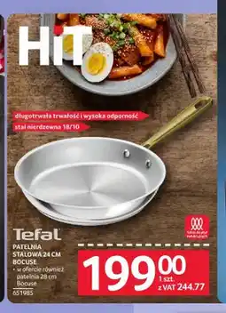 Selgros Patelnia stalowa Tefal Bocuse 24 cm oferta