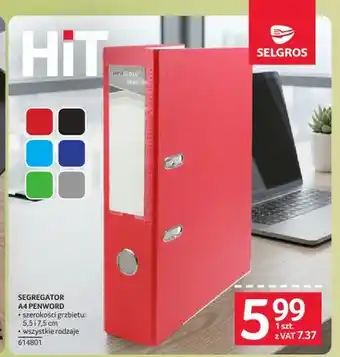 Selgros Segregator A4 Penword oferta
