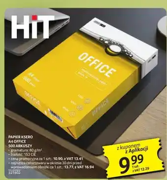 Papier ksero A4 Smartline Office 500-pak