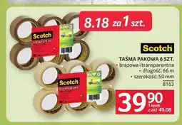 Selgros Taśma pakowa Scotch 6-pak oferta