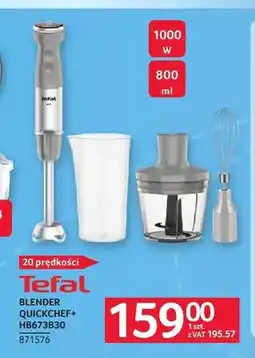 Selgros Blender Tefal Quickchef+ HB673B30 oferta
