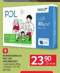 Selgros Papier ksero A3 POL Lux 500-pak oferta
