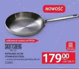 Selgros Patelnia Skottsberg Stainless Steel 24 cm oferta