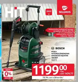 Selgros Myjka wysokociśnieniowa Bosch Advanced Aquatak 160 BSH oferta
