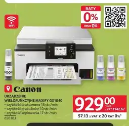 Selgros Urządzenie wielofunkcyjne Canon Maxify GX1040 oferta
