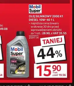 Selgros Olej silnikowy Mobil Super 2000x1 Diesel 10W-40 oferta