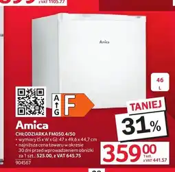 Selgros Chłodziarka Amica FM050,4/50 oferta