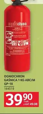 Selgros Gaśnica Ogniochron 1 kg ABC/M GP-1X oferta
