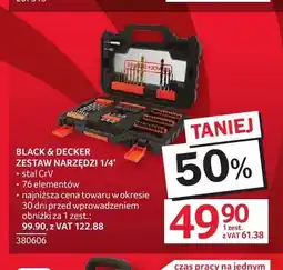 Selgros Zestaw narzędzi Black & Decker oferta