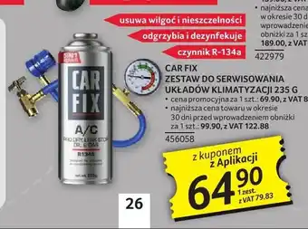 Selgros Zestaw do serwisowania układów klimatyzacji Car Fix oferta