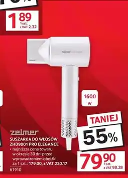 Selgros Suszarka do włosów Zelmer ZHD9001 Pro Elegance oferta