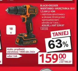 Selgros Wiertarko-wkrętarka Black+Decker oferta