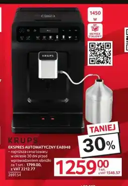 Selgros Ekspres do kawy automatyczny Krups EA8948 oferta