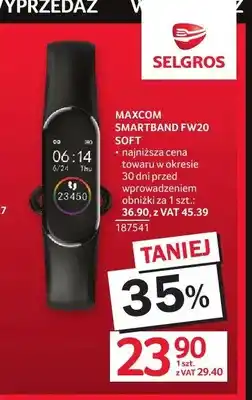 Selgros Smartband MAXCOM FW20 Soft oferta