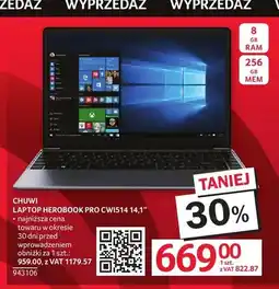 Selgros Laptop CHUWI HeroBook Pro CWI514 oferta
