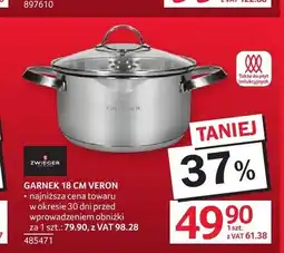 Selgros Garnek Zwieger Veron 18 cm oferta