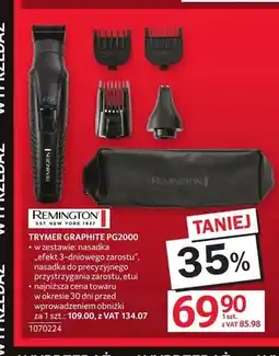 Selgros Trymer Remington Graphite PG2000 oferta